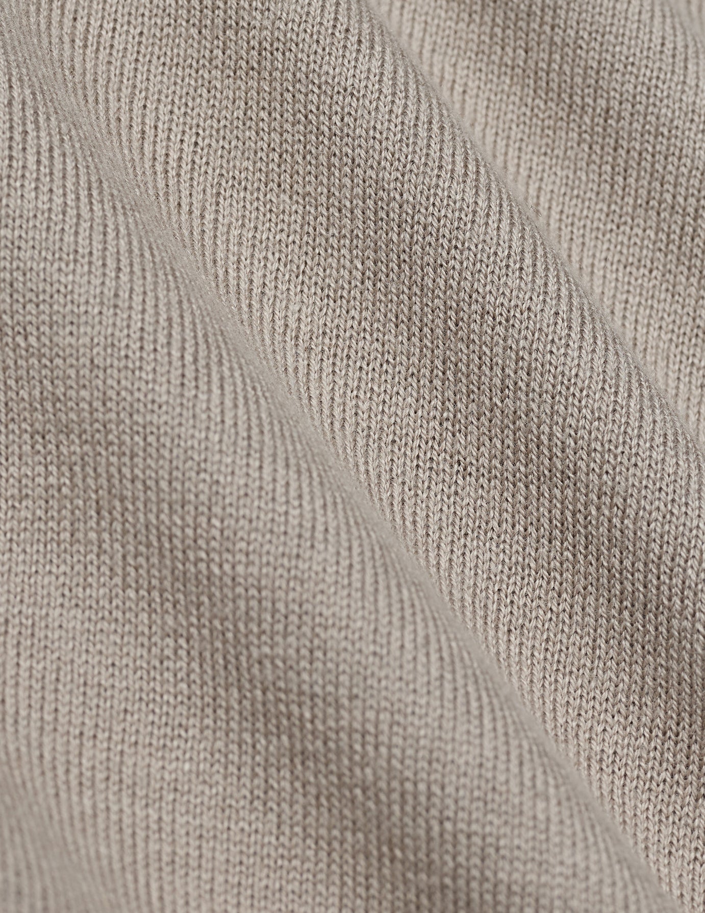 Fine Knit Crewneck Dark Sand